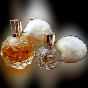 Ariana Grande perfume bottles